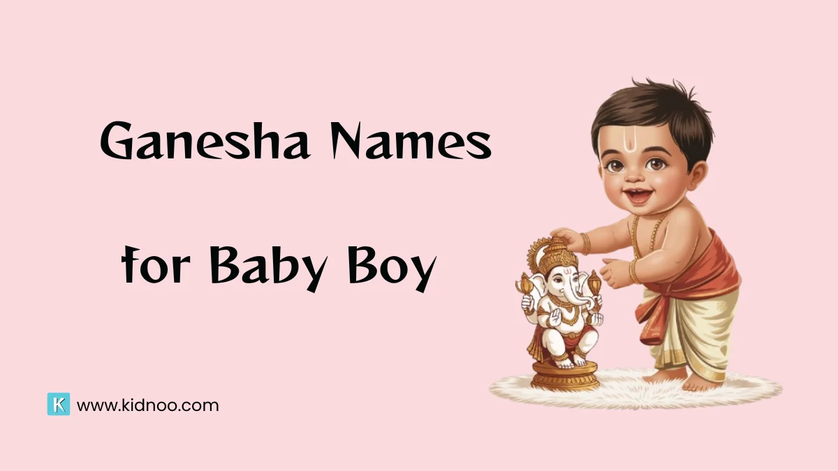 Modern and traditional Lord Ganesha baby boy names in Sanskrit for newborn boys