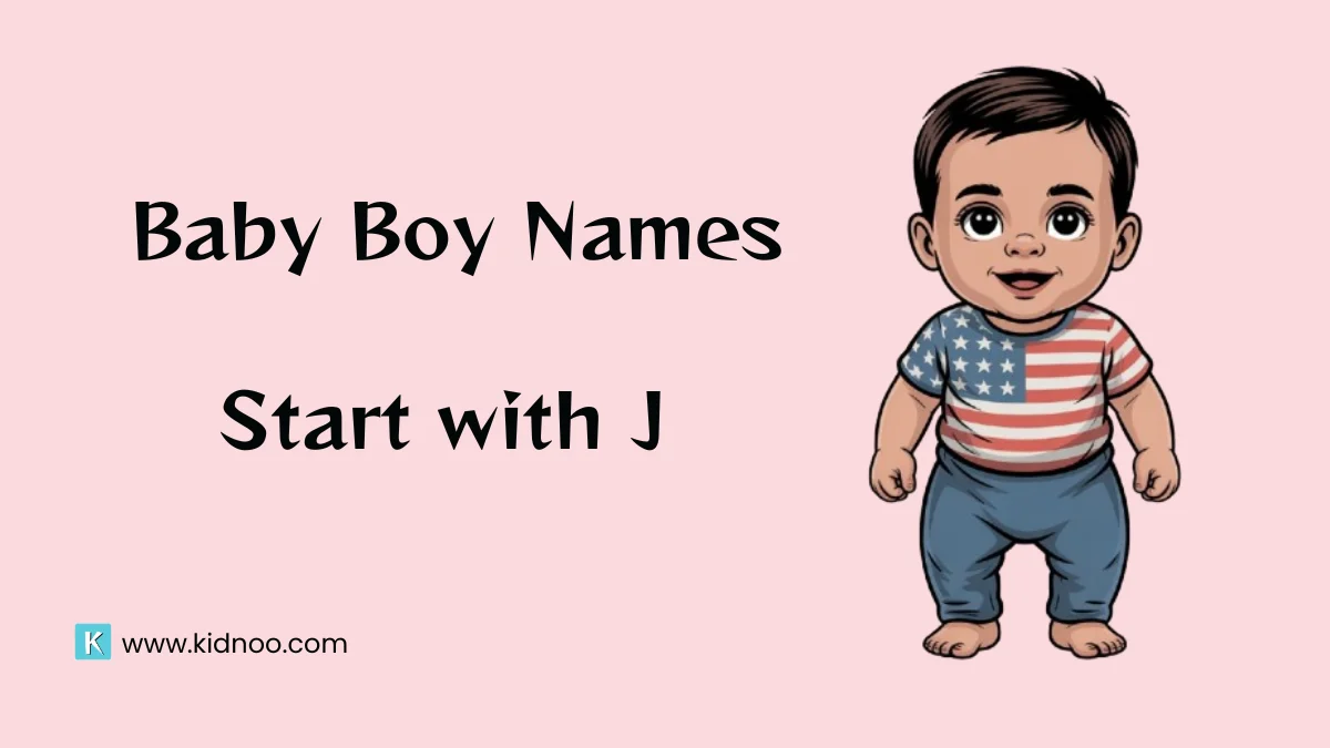 Popular Baby Boy Names with J in the USA